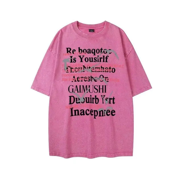 ZAZOMDE Retro American T-Shirt for Men and Women, Y2K