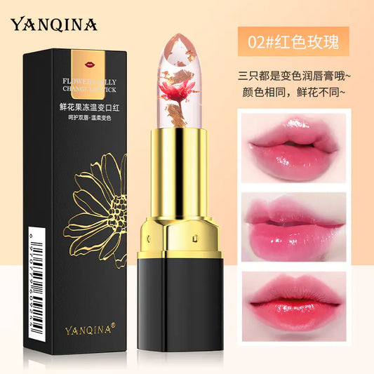 YANQINA Color-Changing Lipstick with Moisturizing Jelly