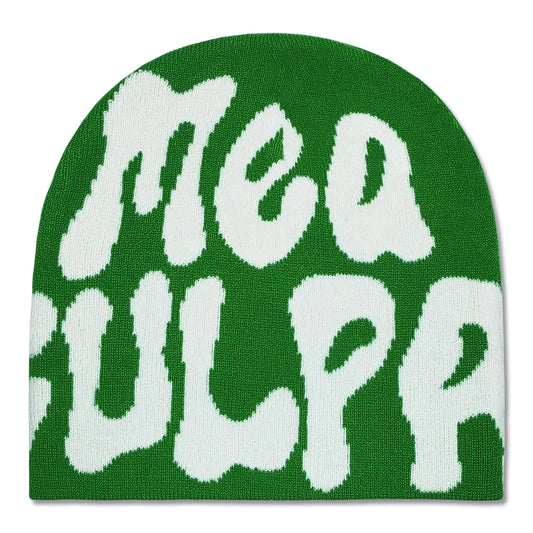 Y2k Graphic MEA Beanie Women Men Ideal Gift Winter Culpa Hat