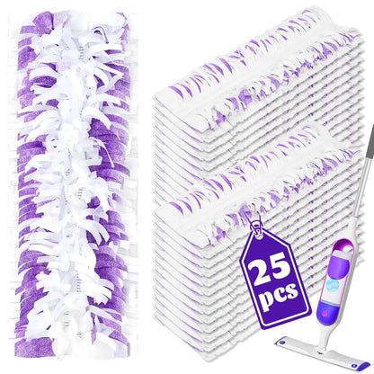 25 Pack Disposable Mop Pads for Swiffer Power Mop Pads Replacement for Swiffer Power Mop Refills Compatible with Swiffer Power Mop Pads Multi-Surface Mop and PowerMop Wood Mop Floor Cleaning