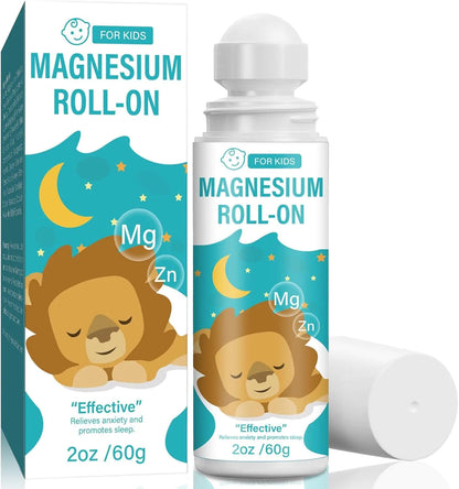 Magnesium Lotion for Kids Roll on Magnesium Lotion for Sleep Natural Kids Magnesium Lotion for Improving Children Bedtime & Supporting Relaxed Mood 60 ml