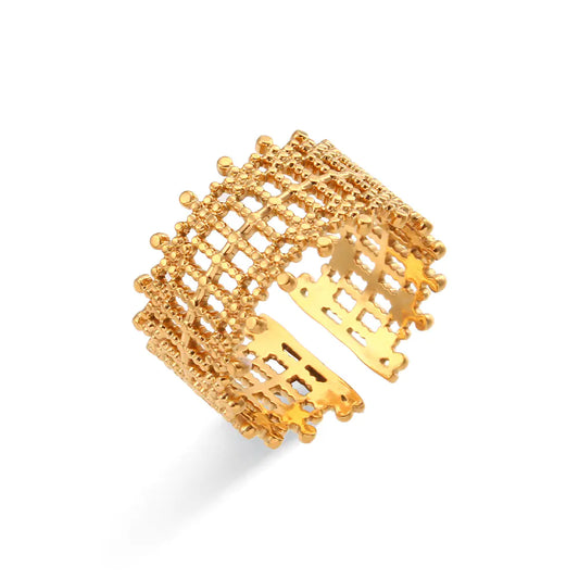 Niche Woven Stainless Steel Ring