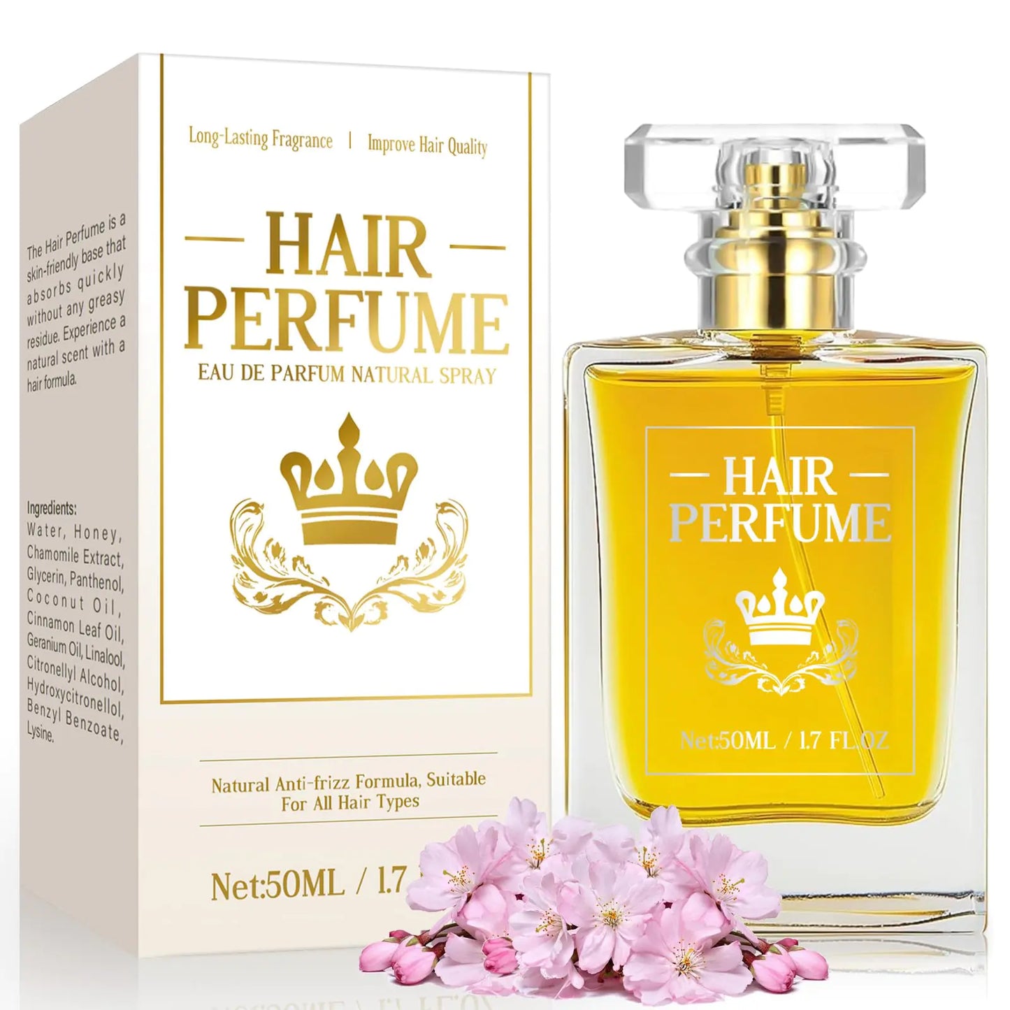 Feugole Hair Perfume Pheromones Perfumes for Women Hair Perfume for Women Hair Perfume for Women Long LastingHair Essential Oils Perfume Premium and Long-lasting Scent50 ml