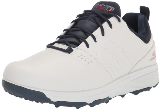 Skechers Mens Go Torque Pro Waterproof Golf Shoe Sneaker White/Navy 11.5