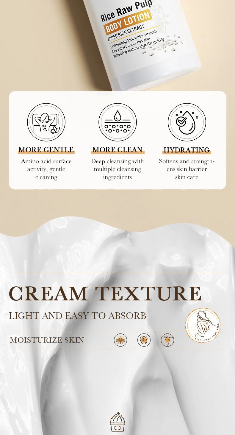 Rice Moisturizing And Nourishing Lotion